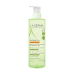 A-Derma Exomega Control 2in1, gel emolient pentru corp, față, păr, de la naștere, 500 ml