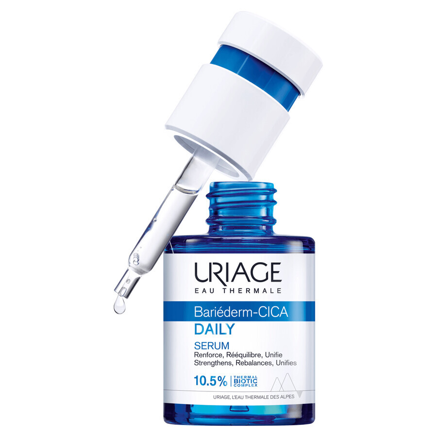 Uriage Bariederm CICA Daily, ser restaurator pentru pielea sensibilă, 30 ml