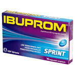 Ibuprom Sprint 200 mg, 10 capsule molli