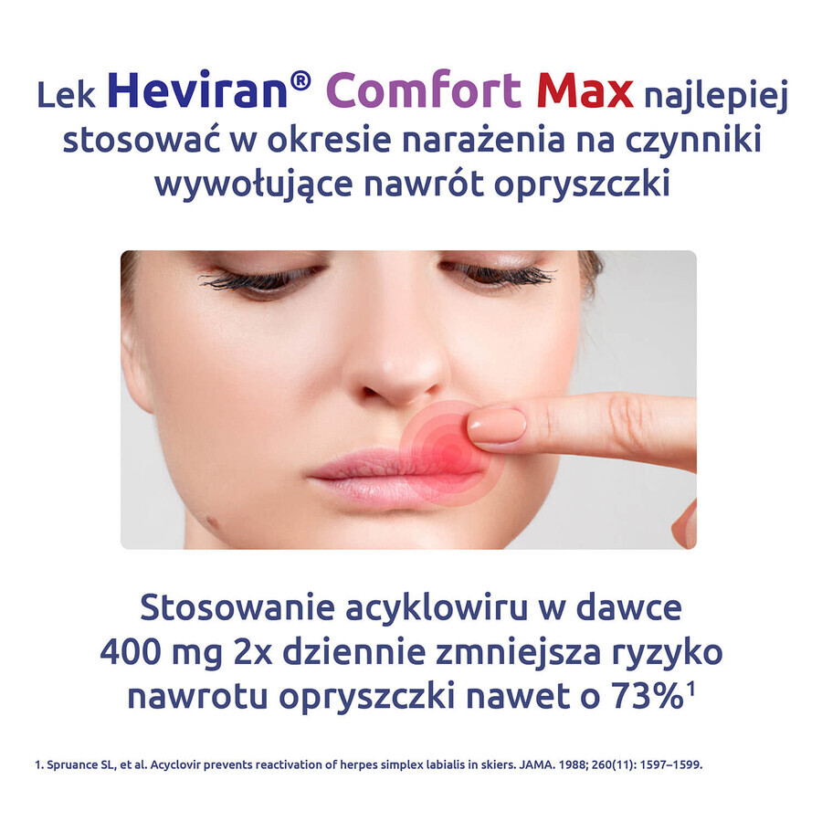 Heviran Comfort Max 400 mg, 30 compresse 