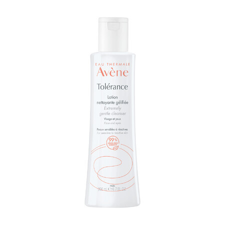 Avene Tolerance, cleansing lotion gel for face and eyes, sensitive and reactive skin, 200 ml