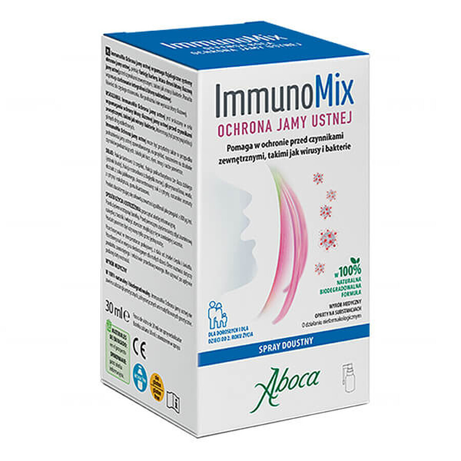 ImmunoMix Oral Protection, spray oral pentru adulți și copii de la 2 ani, 30 ml