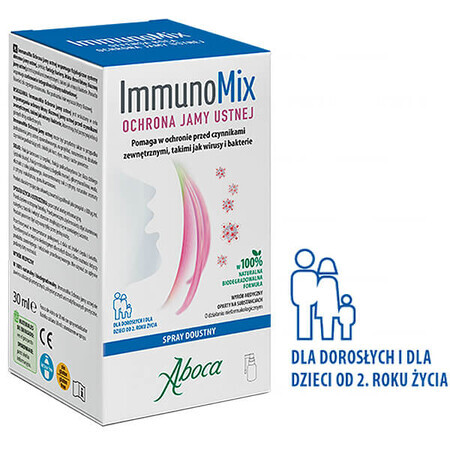 ImmunoMix Oral Protection, spray oral pentru adulți și copii de la 2 ani, 30 ml