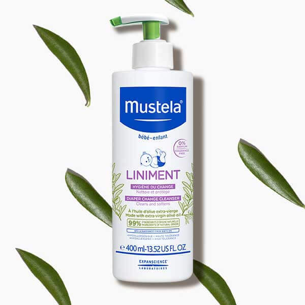 Mustela Bebe Enfant Liniment, emulsie de curățare pentru zona scutecelor, de la naștere, 750 ml