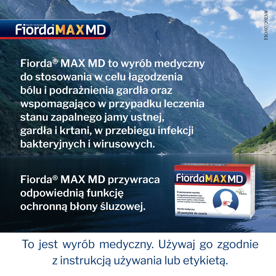 Fiorda Max MD, 30 pastiluțe