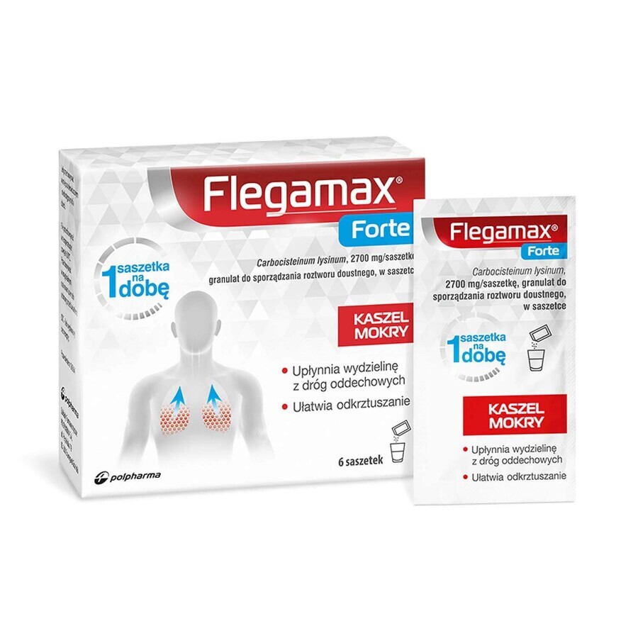 Flegamax Forte 2,7 g, 6 sobres