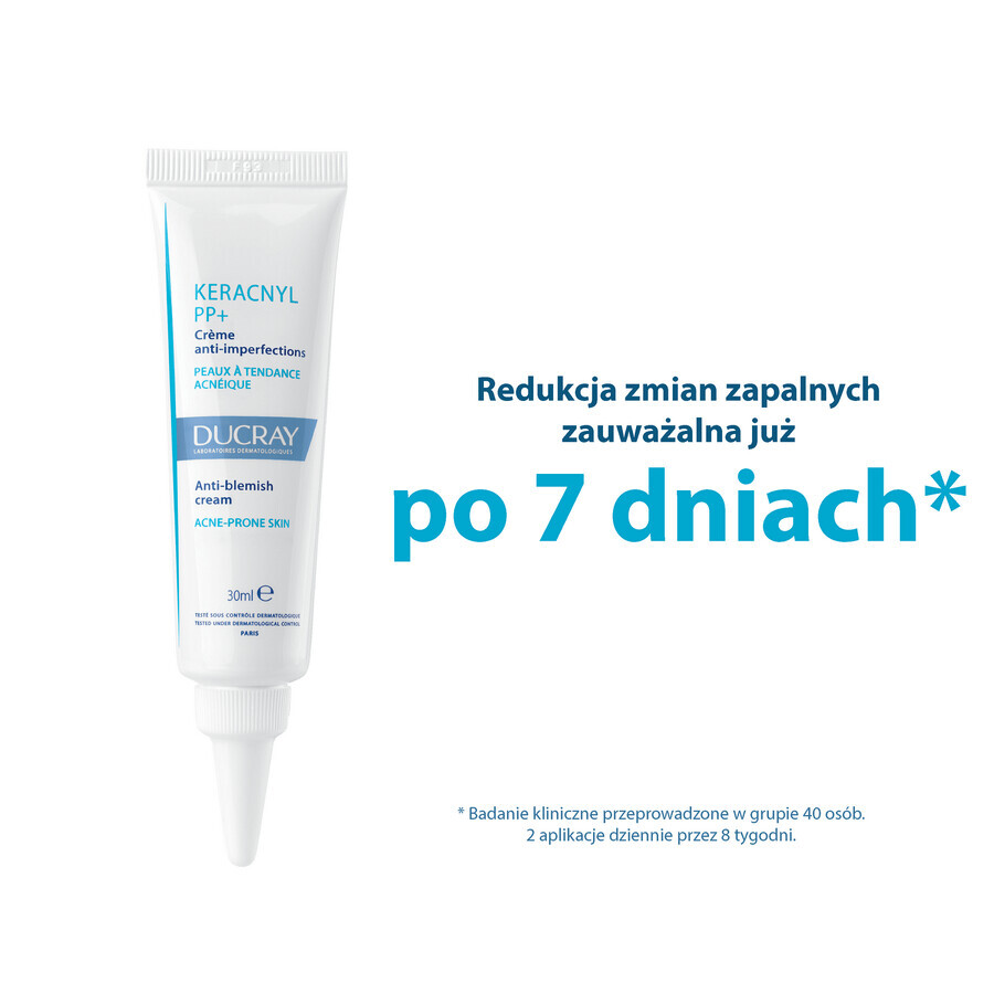 Ducray Keracnyl PP+, crema anti-imperfecciones, 30 ml