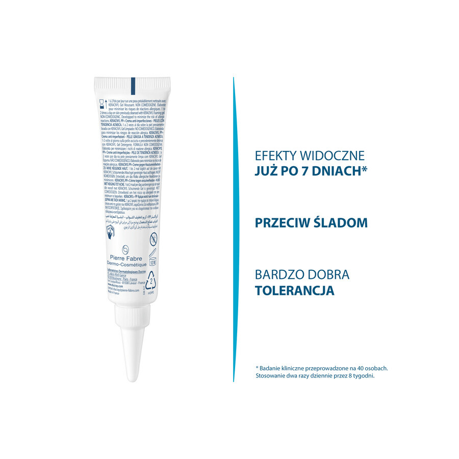 Ducray Keracnyl PP+, crema anti-imperfecciones, 30 ml