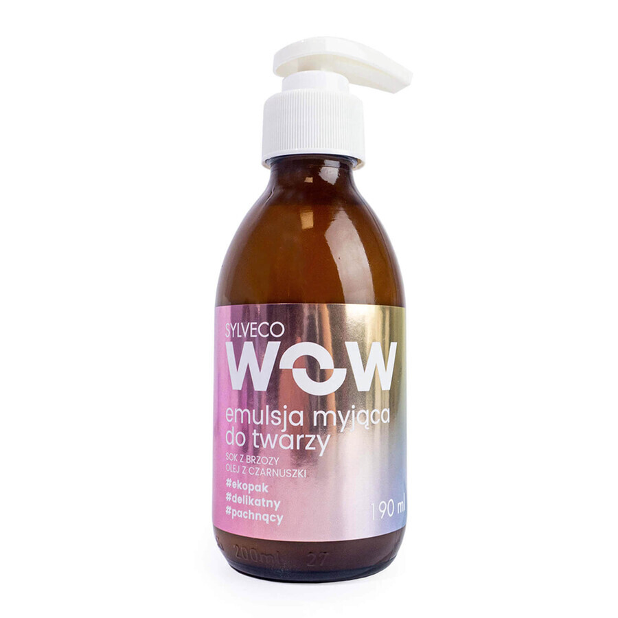 Sylveco WOW, Reinigungsemulsion für das Gesicht, 190 ml