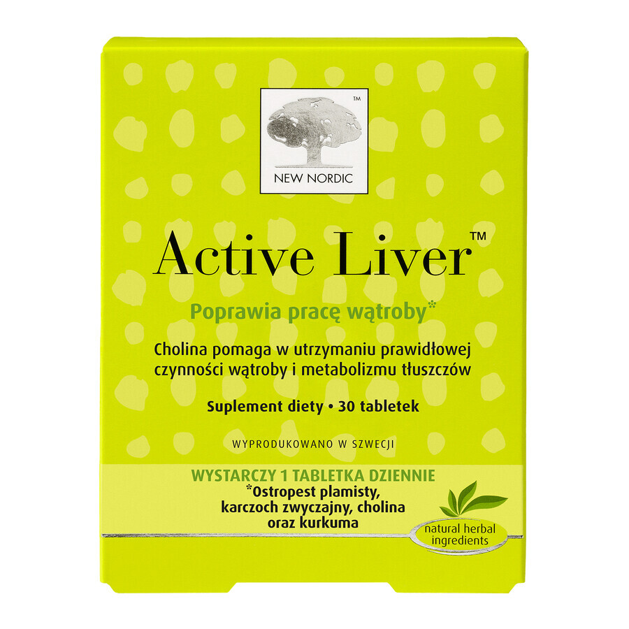 New Nordic Active Liver, 30 comprimate