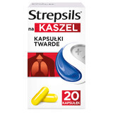 Strepsils pentru tuse 375 mg, 20 capsule tari