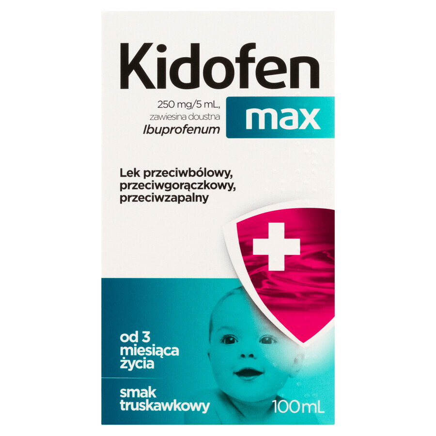 Kidofen max 250 mg/ 5 ml, suspensie orală, 100 ml