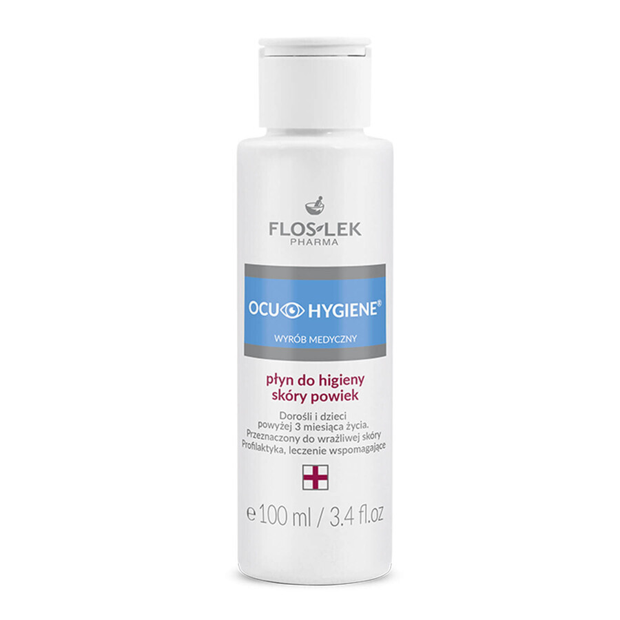 Flos-Lek Ocu Hygiene, eyelid skin cleanser, for adults and children over 3 months, 100 ml