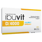 Ibuvit D3 4000 + K2 MK-7 Omega 3, 30 soft capsules