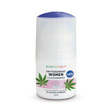 Botanic Help Women, antiperspirant roll-on 48h cu ulei de nuci, 50 ml