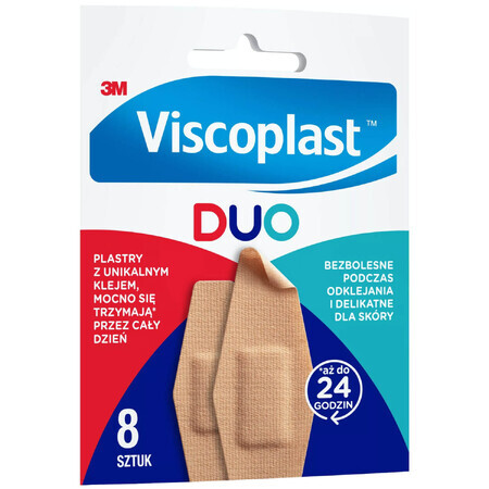 Viscoplast Duo, bandaj elastic, rezistent la apă, 8 bucăți