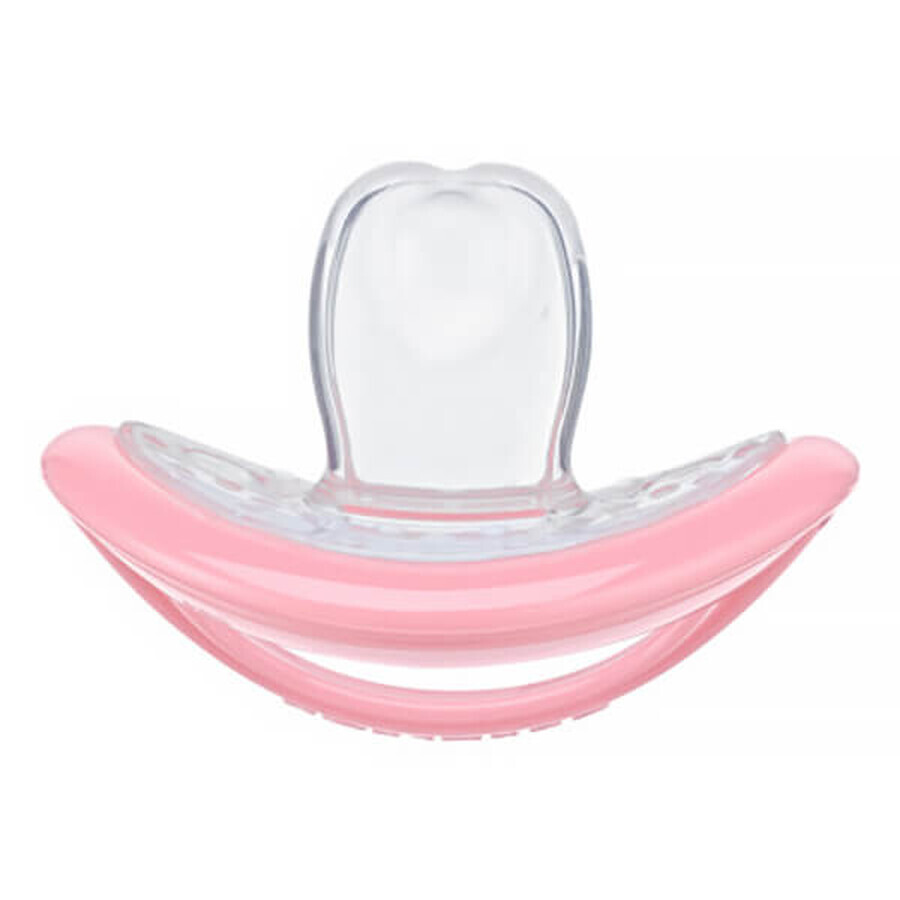 Curaprox Baby, succhietto in silicone, rosa, misura 1, 1-2,5 anni, 1 pezzo