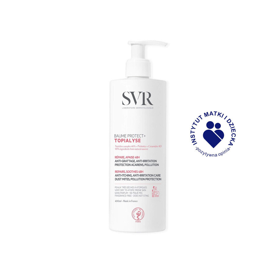 SVR Topialyse Baume Protect+, protective lotion, 400 ml