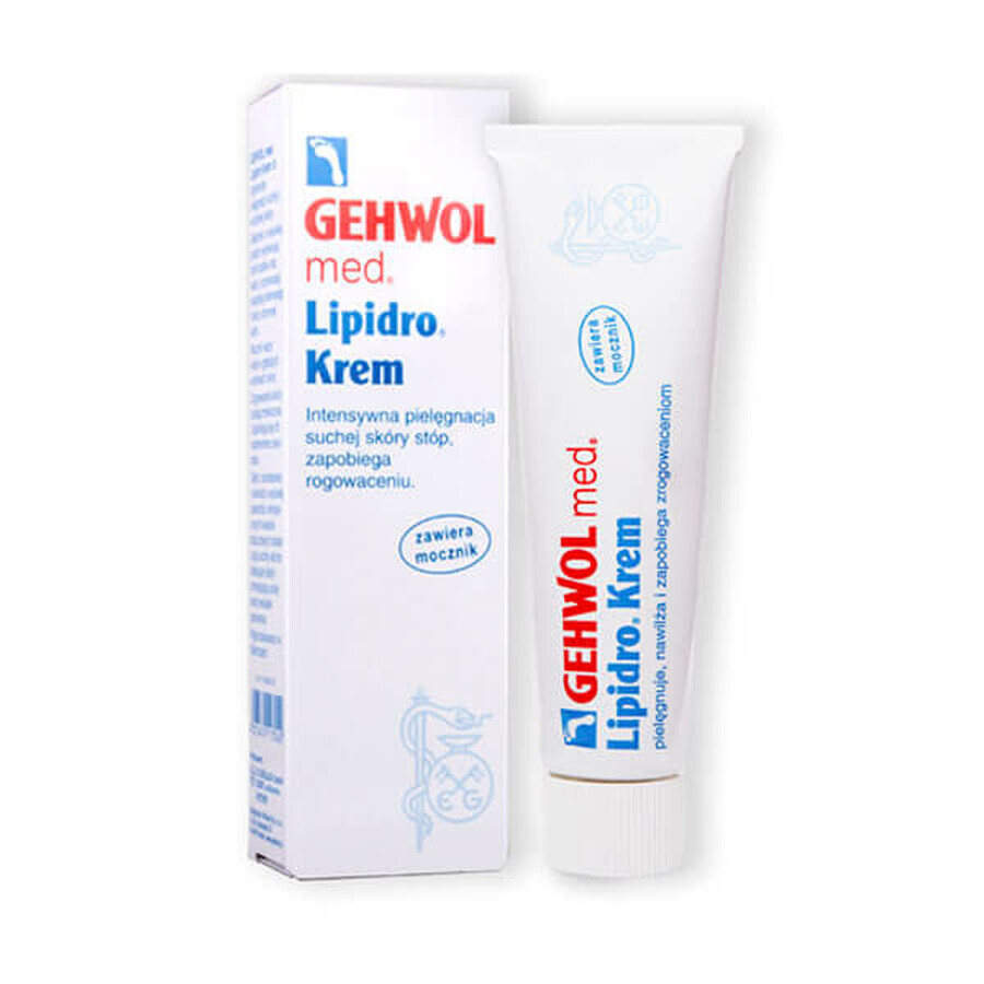 Gehwol Med Lipidro, cremă hidratantă pentru picioare, 125 ml