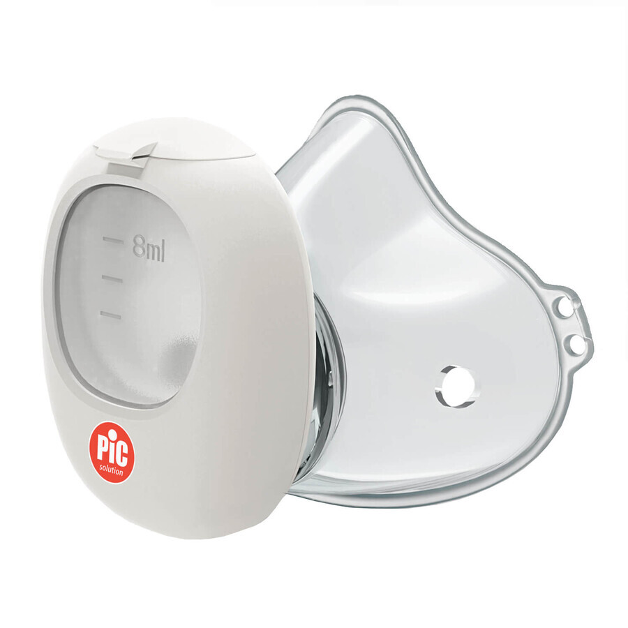 Pic Solution Air Easy On, inhalador de diafragma y malla para niños y adultos, portátil