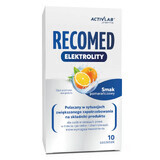 ActivLab Pharma RecoMed Electrolytes, aromă de portocale, 14 g x 10 pliculețe