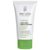 Iwostin Purritin, Sebum Control leichte Creme, fettige, glänzende, zu Akne neigende Haut, 60 ml