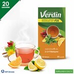 Verdin Fix cu citrice, 20 pliculețe