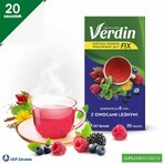 Verdin Fix cu fructe de pădure, 20 pliculețe