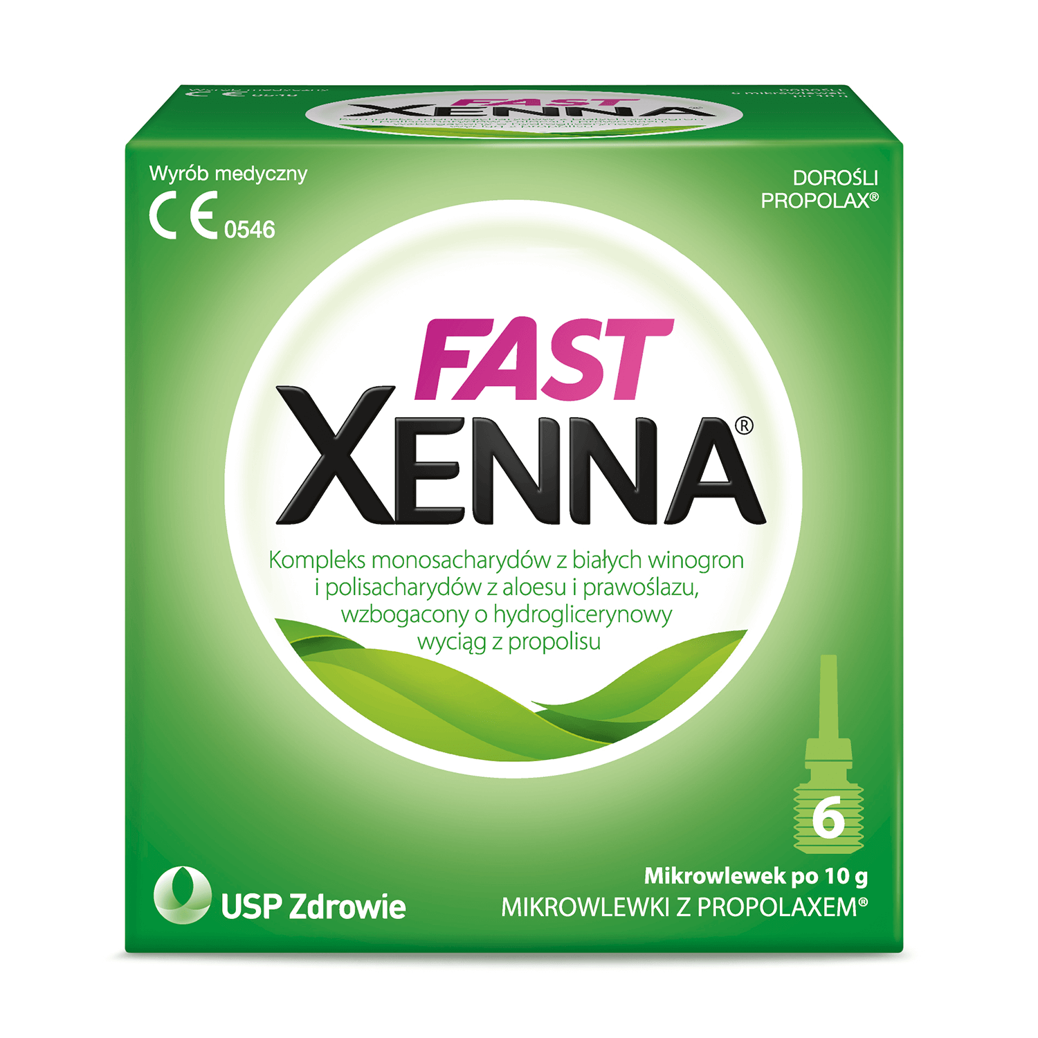 Xenna Fast, 10 g x 6 micro-infuzii