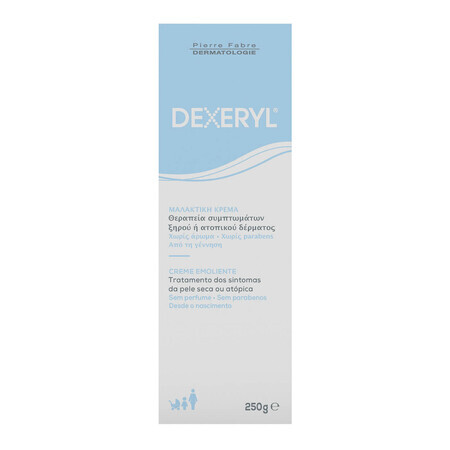 Dexeryl, cremă emolientă pentru pielea uscată, 250 g