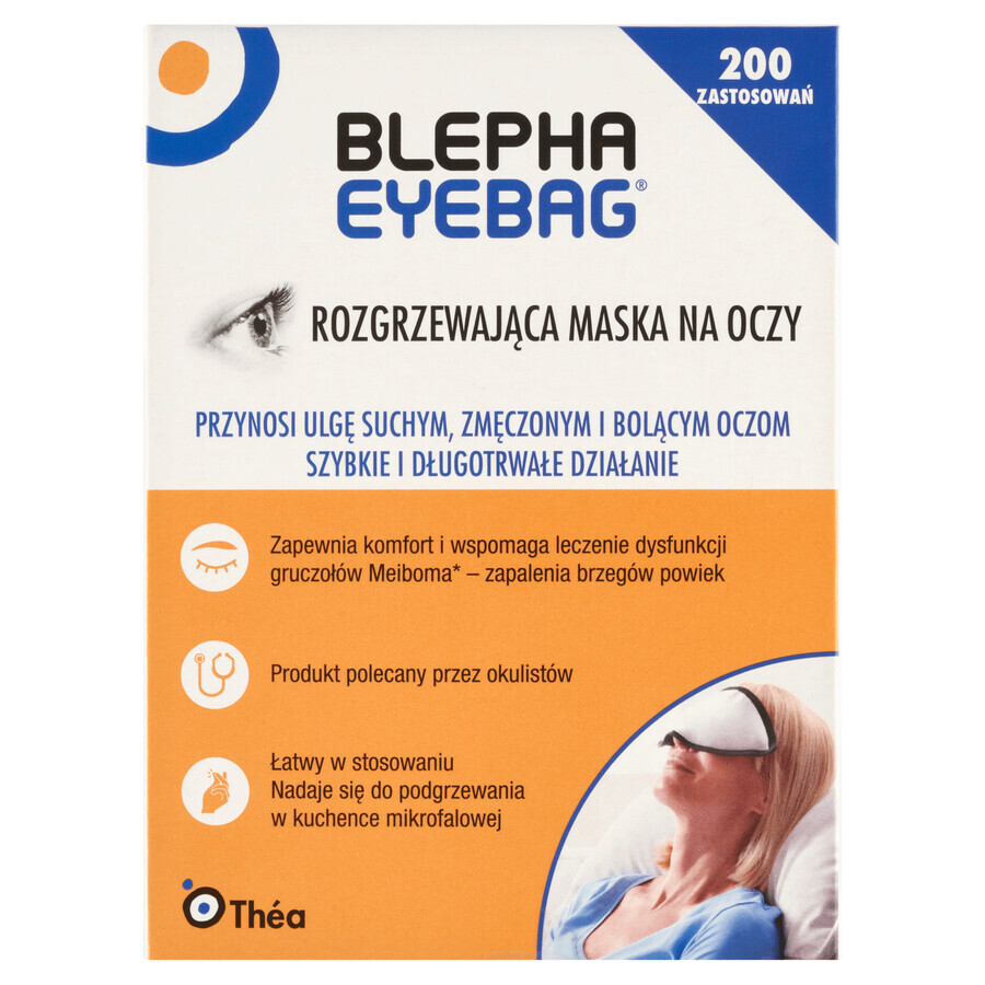 Blepha Eyebag, máscara ocular de calentamiento reutilizable, 1 pieza