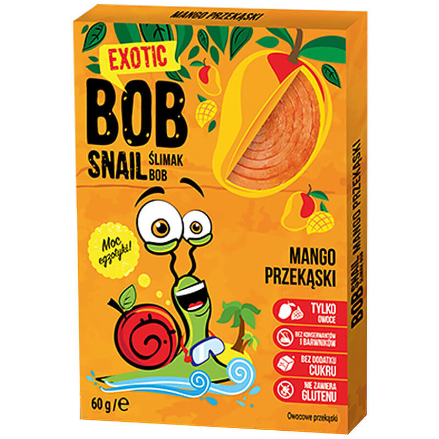 Bob Snail Roll Snack alla frutta, mango, 60 g