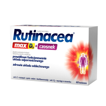 Rutinacea Max D3 + Knoblauch, 60 Tabletten SHORT DATE