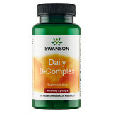 Swanson Daily B-Complex, Vitamine B, 100 capsule vegetariene