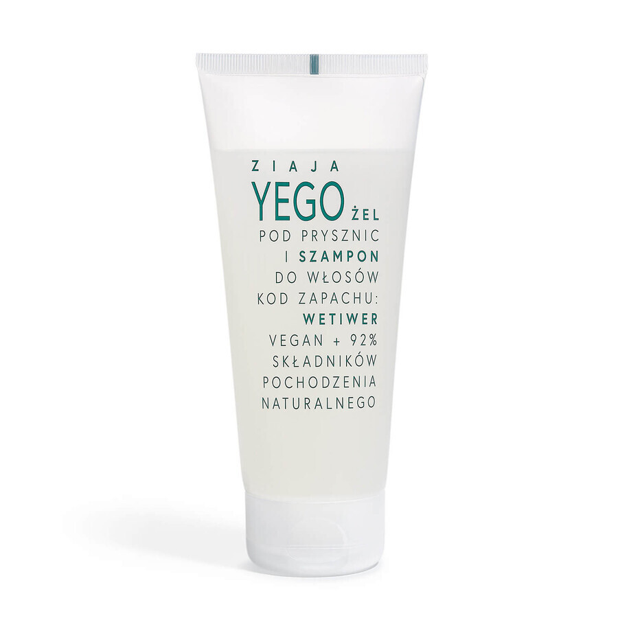 Set Ziaja Yego, gel de ducha y champú, 400 ml + gel de ducha y champú, 2 x 200 ml + bálsamo aftershave, 80 ml FECHA CORTA