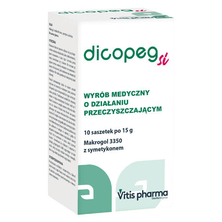 Dicopeg Si, 15 g x 10 pliculețe