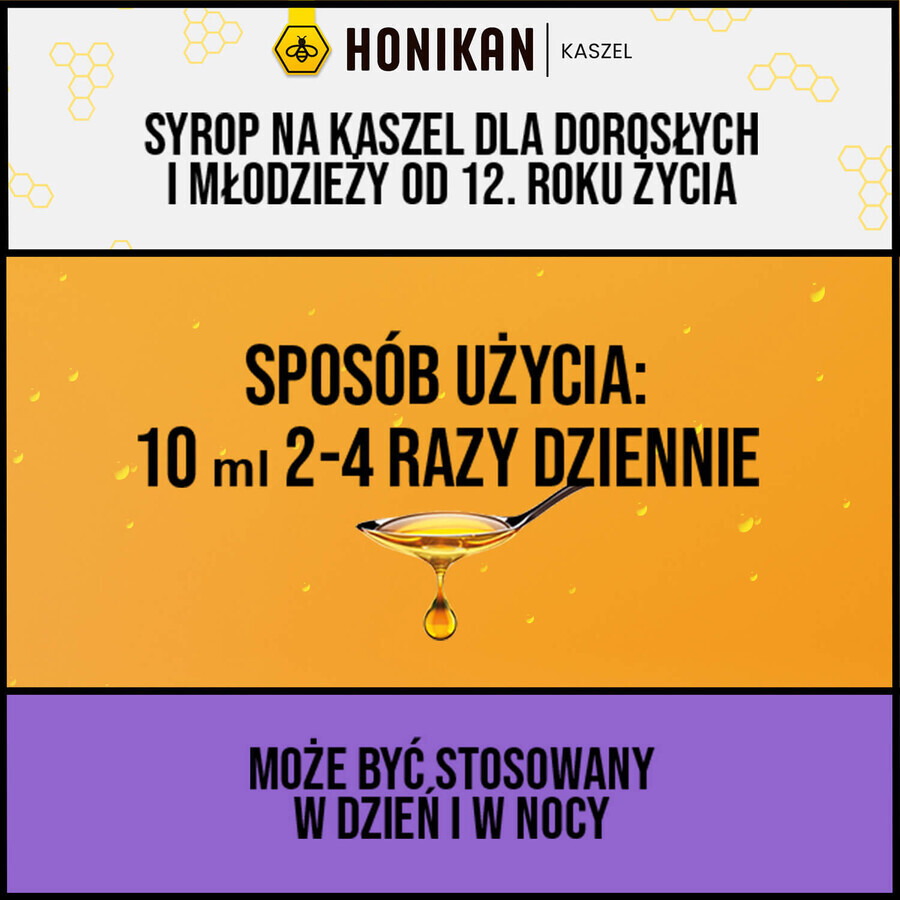 Honikan Cough, sirop pentru copii de la 12 ani și adulți, 230 g