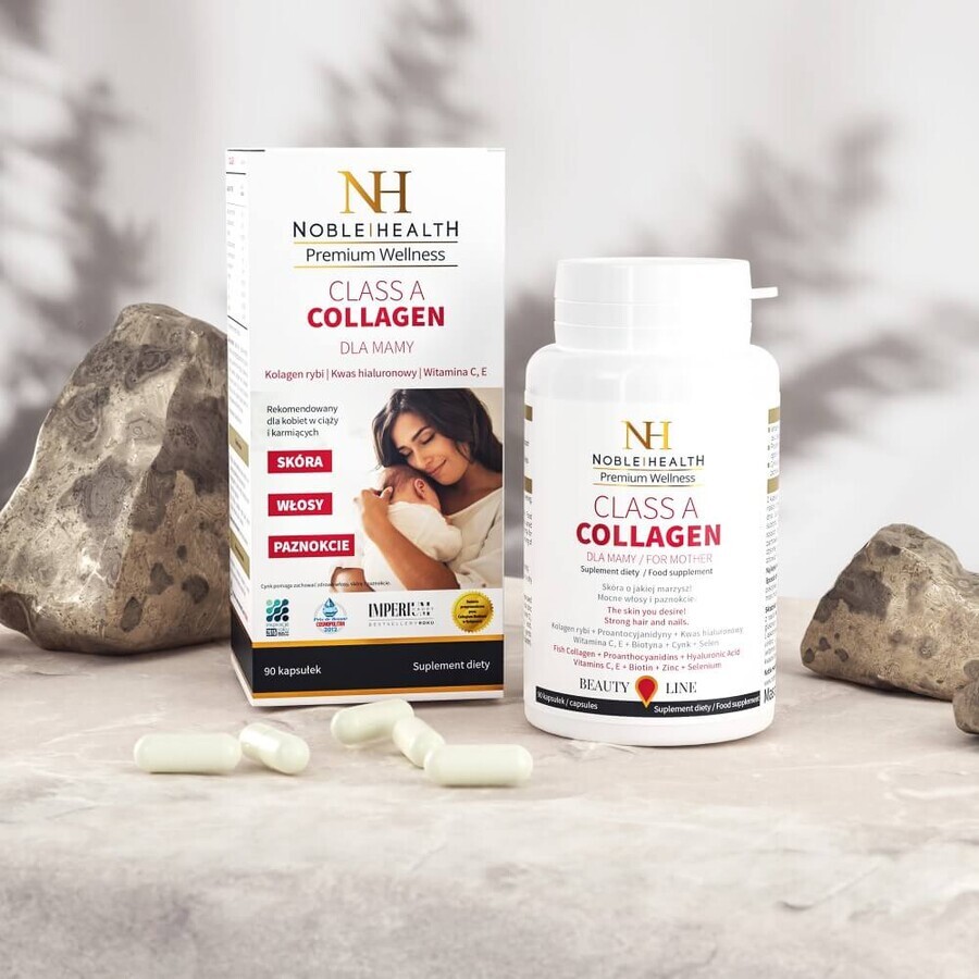 Noble Health Klasse A Collageen voor mama, 90 capsules