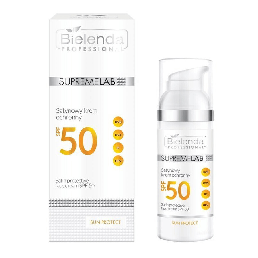 Bielenda Professional Supremelab Sun Protect, crema protettiva satinata, SPF 50, 50 ml