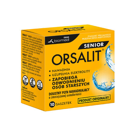 Orsalit Senior, líquido de rehidratación oral, 10 sobres