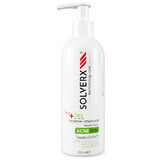 Solverx Acne Skin Forte, gel nettoyant et démaquillant pour le visage et les yeux, 200 ml