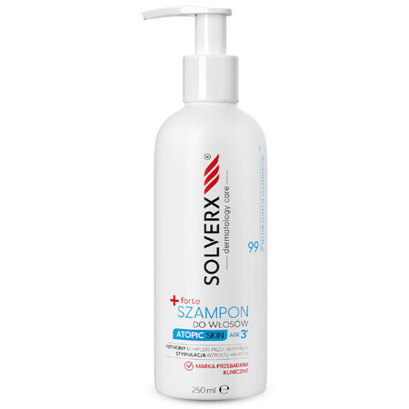 Solverx Atopic Skin Forte, shampoo per capelli, 250 ml