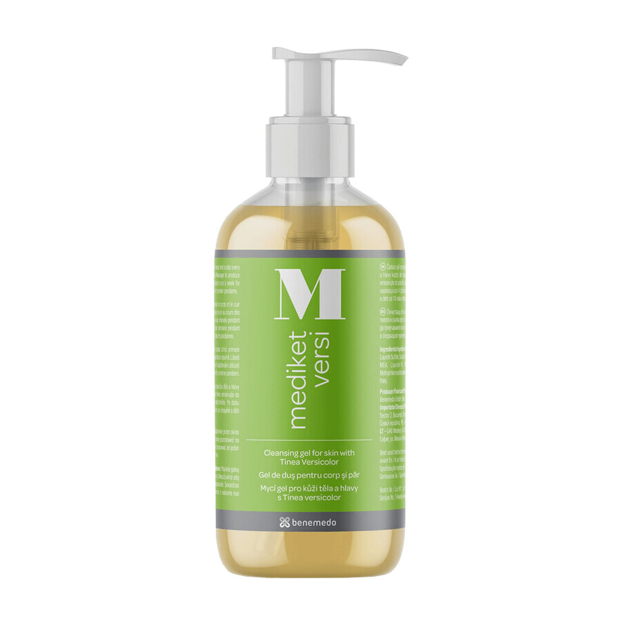 Mediket Versi, gel limpiador para cuerpo y cabeza, 500 ml