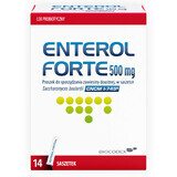 Enterol Forte 500 mg, 14 pliculețe