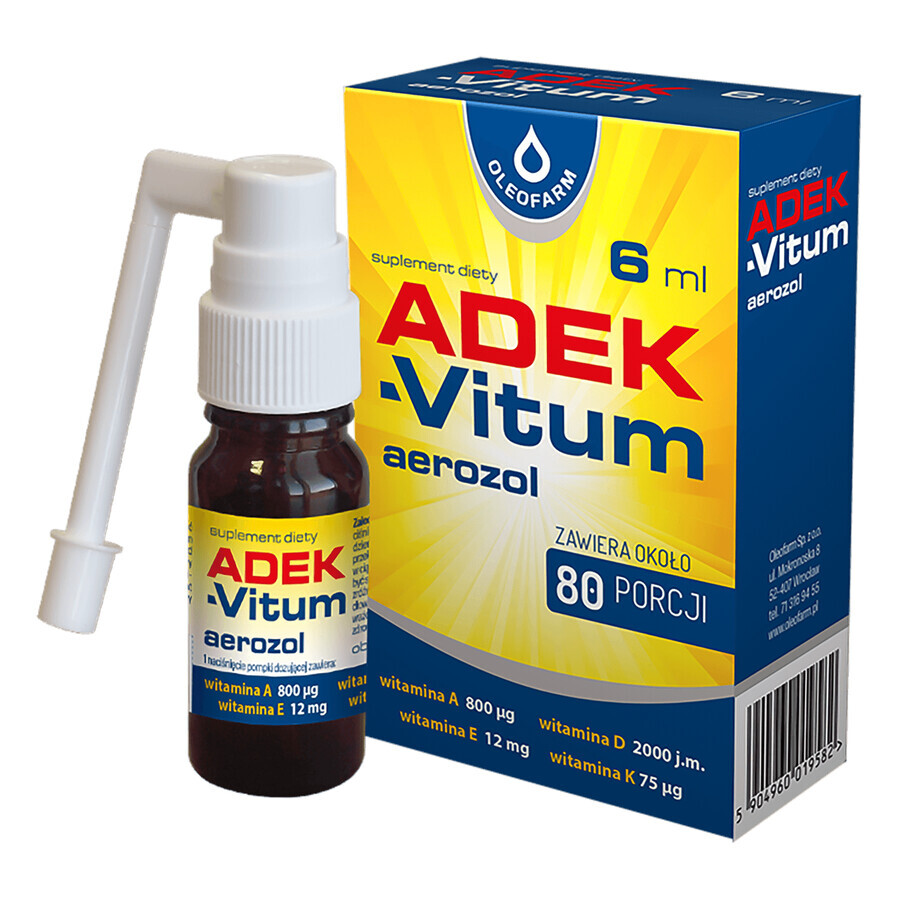 ADEK-Vitum, aerosol, 6 ml