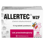 Allertec WZF 10 mg, 20 comprimate filmate