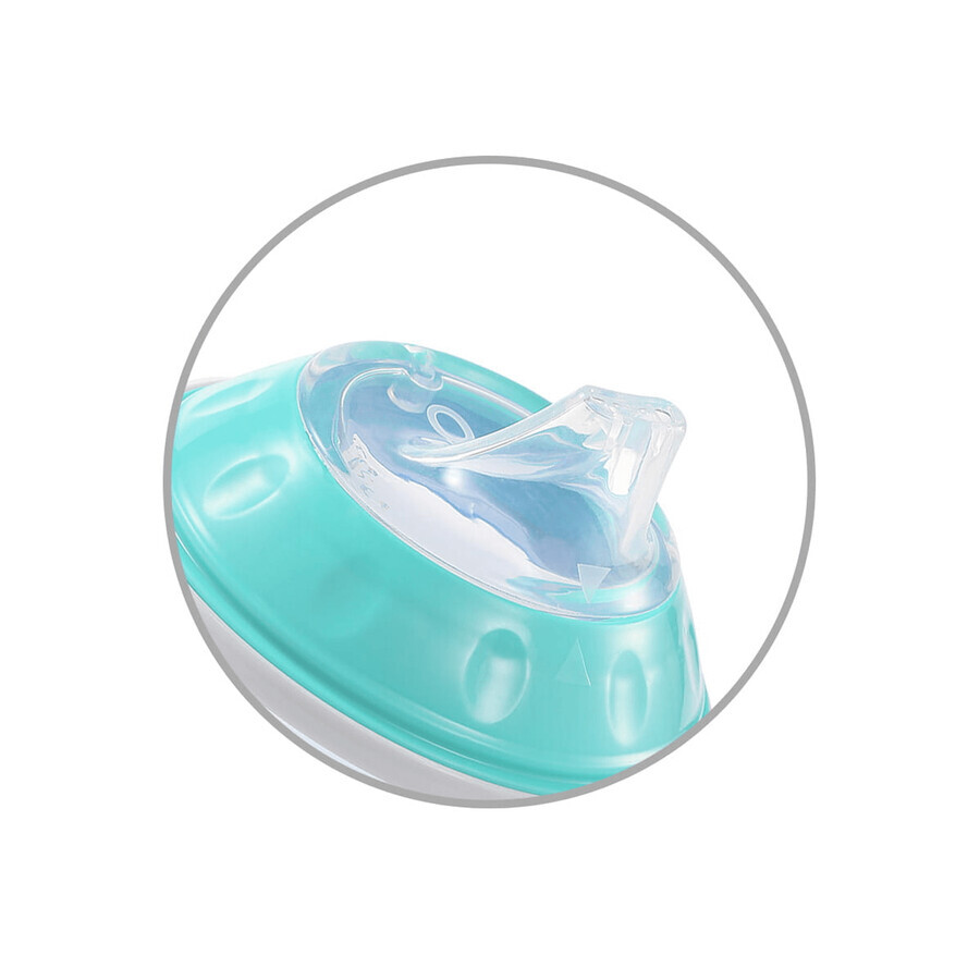 BabyOno Soft Mouth Drip Cup Turquoise From 3 Months 180ml