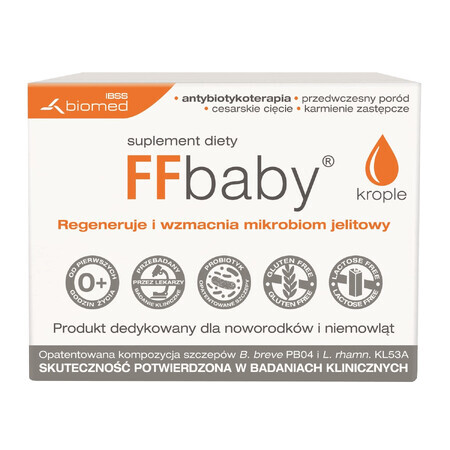 FFbaby, Tropfen für Neugeborene und Säuglinge, 10 ml