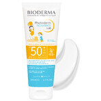 Bioderma Photoderm Pediatrics, lapte protector pentru copii, SPF 50+, de la 1 an, 200 ml.