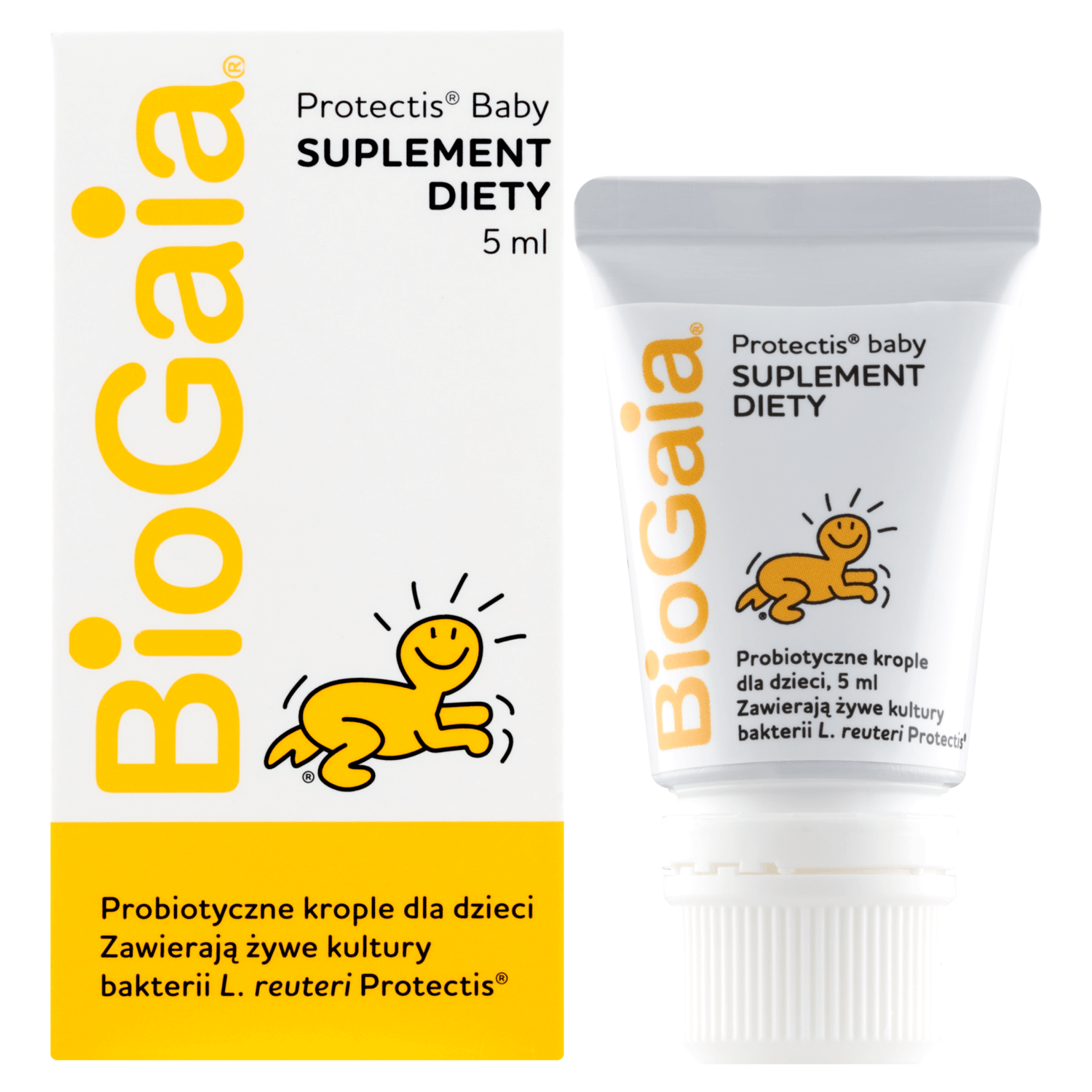 BioGaia Protectis Baby, picături pentru copii, tub, 5 ml